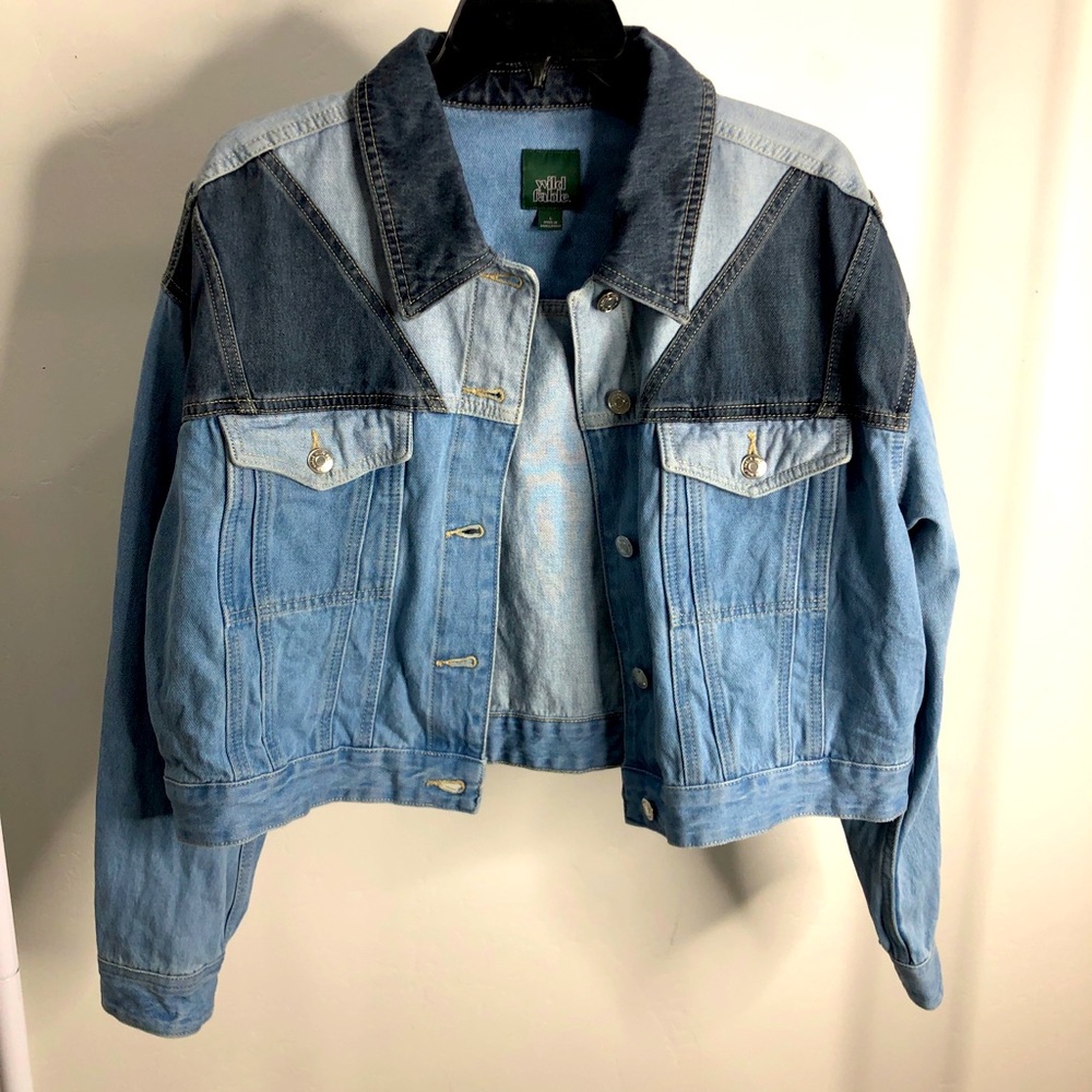 target cropped denim jacket